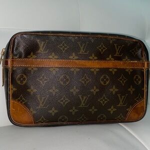 Authentic Louis Vuitton Vintage Monogram Cosmetic Bag